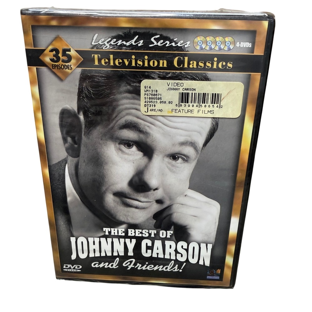 The Best of Johnny Carson Friends 4 DVD Set Legends Series Classics 35 Episodes